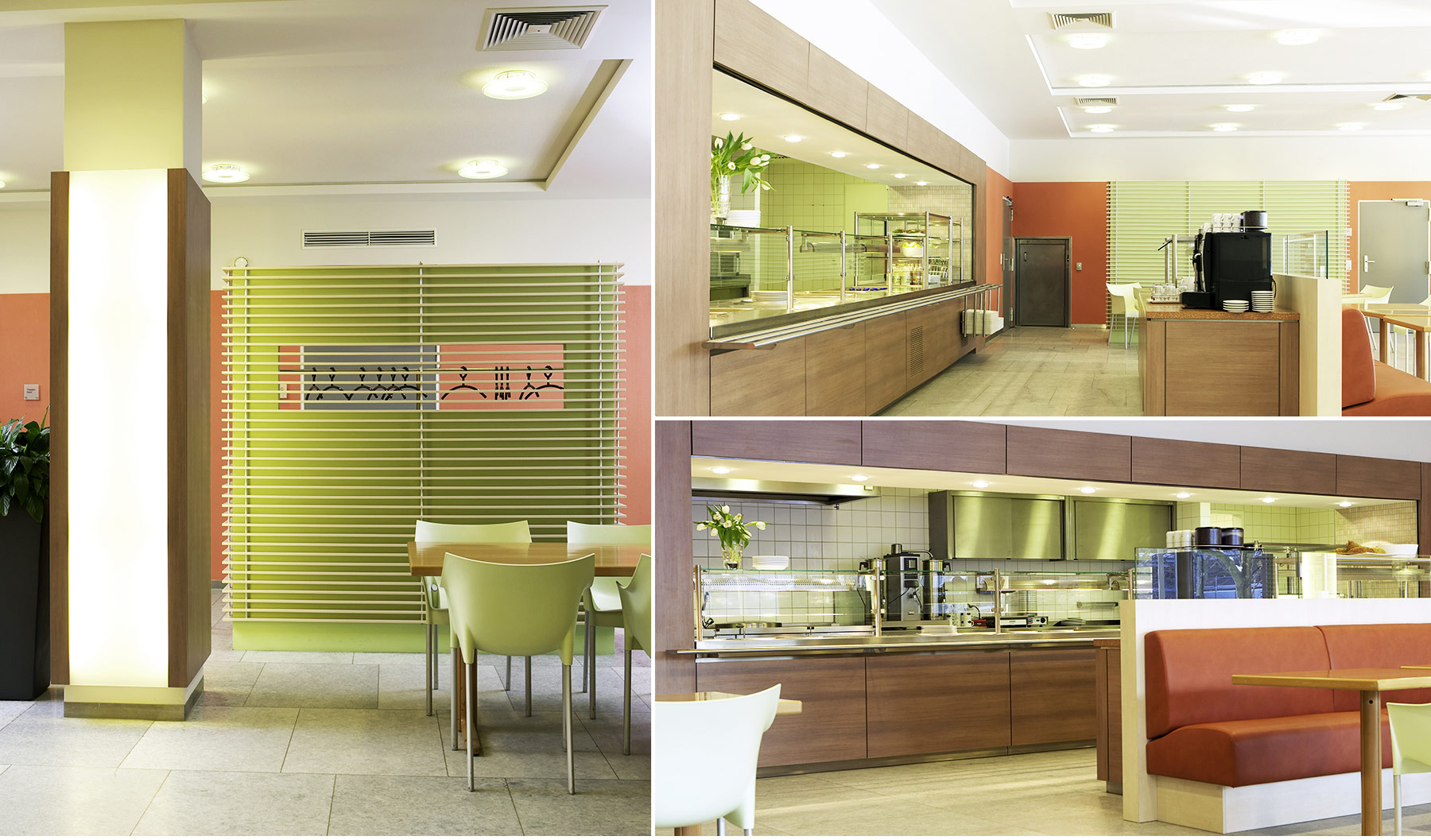 Referenz Innenarchitektur SDW DESIGN Haus der Wirtschaft Cafeteria