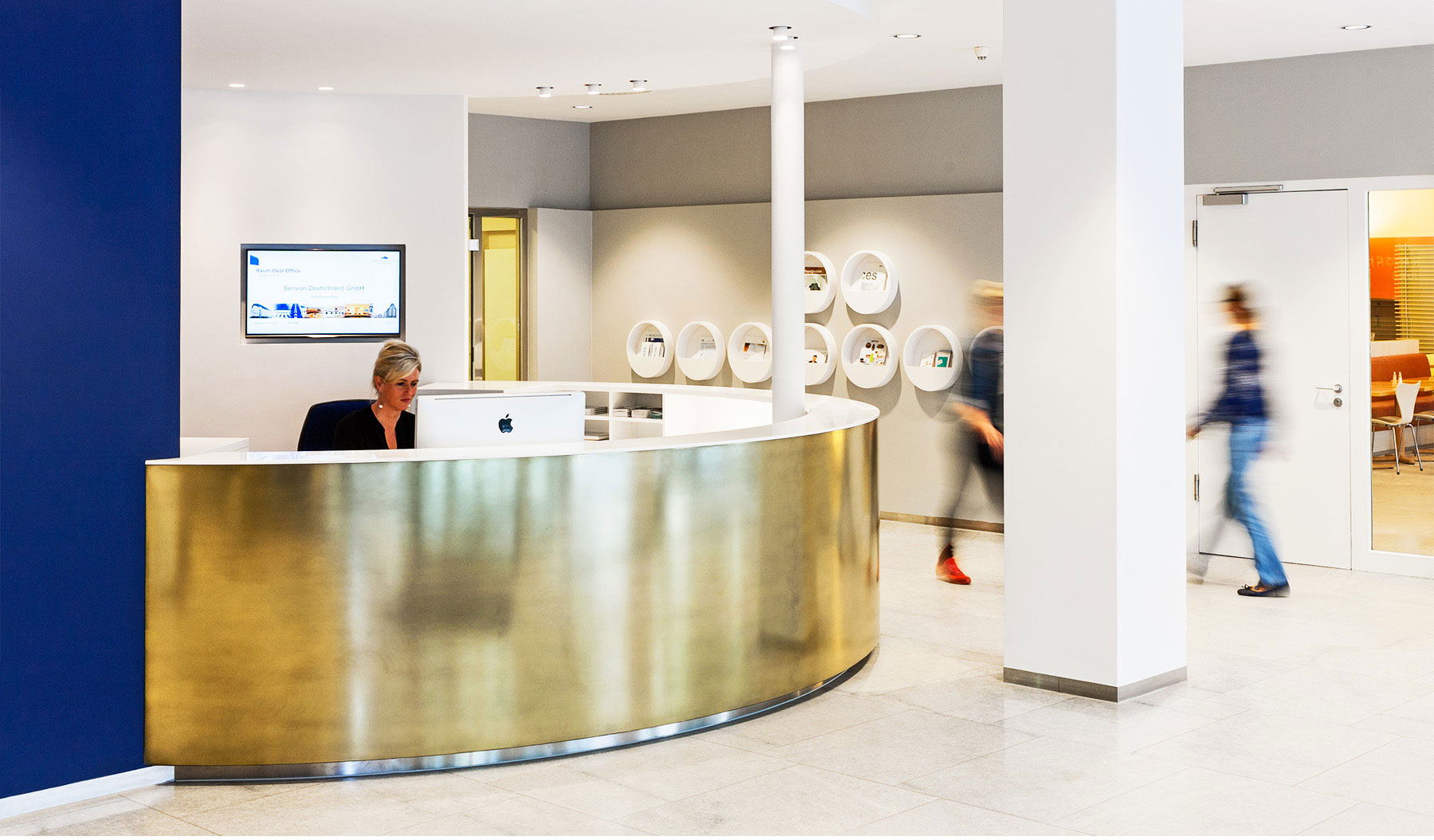 Referenz Innenarchitektur SDW DESIGN Empfangsbereich Haus der Wirtschaft
