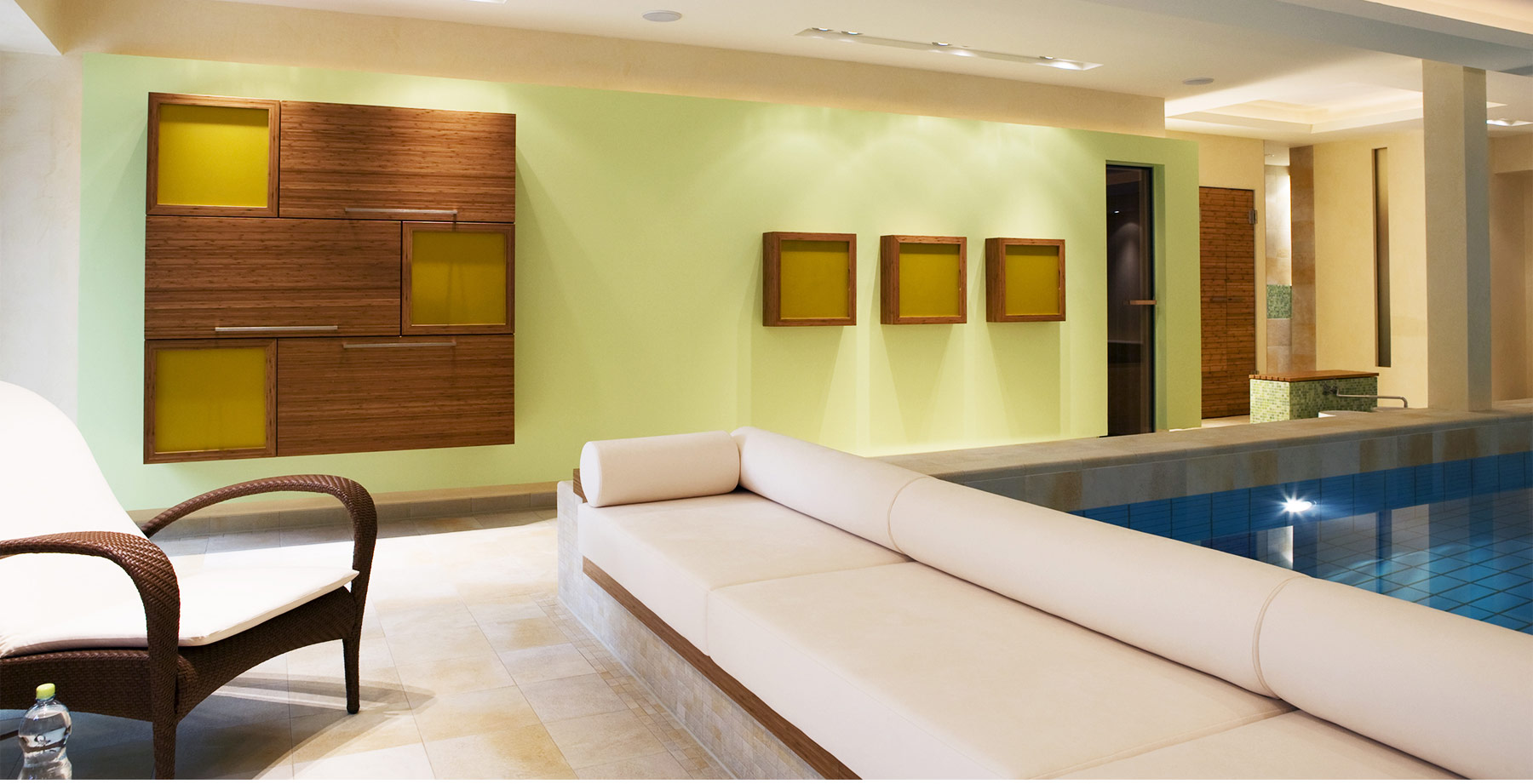 Referenzen Innenarchitektur SDW DESIGN Privathaus Wellnessbereich
