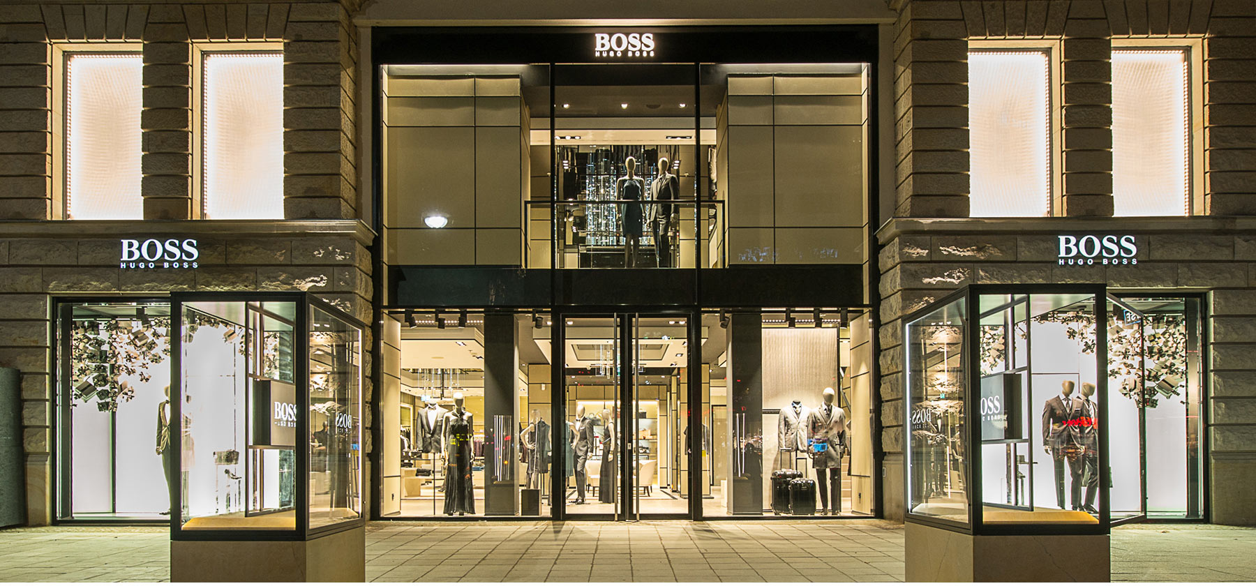 Referenzen Innenarchitektur SDW DESIGN Ladengestaltung Hugo Boss