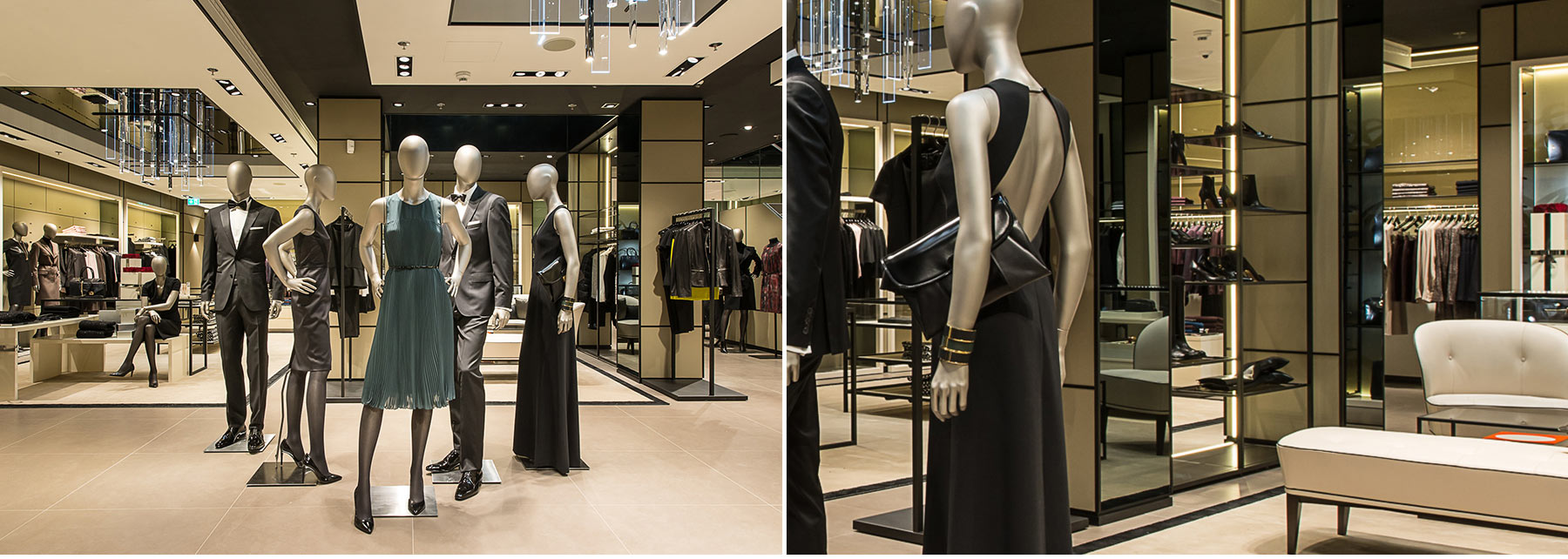 Referenzen Innenarchitektur SDW DESIGN Ladengestaltung Hugo Boss