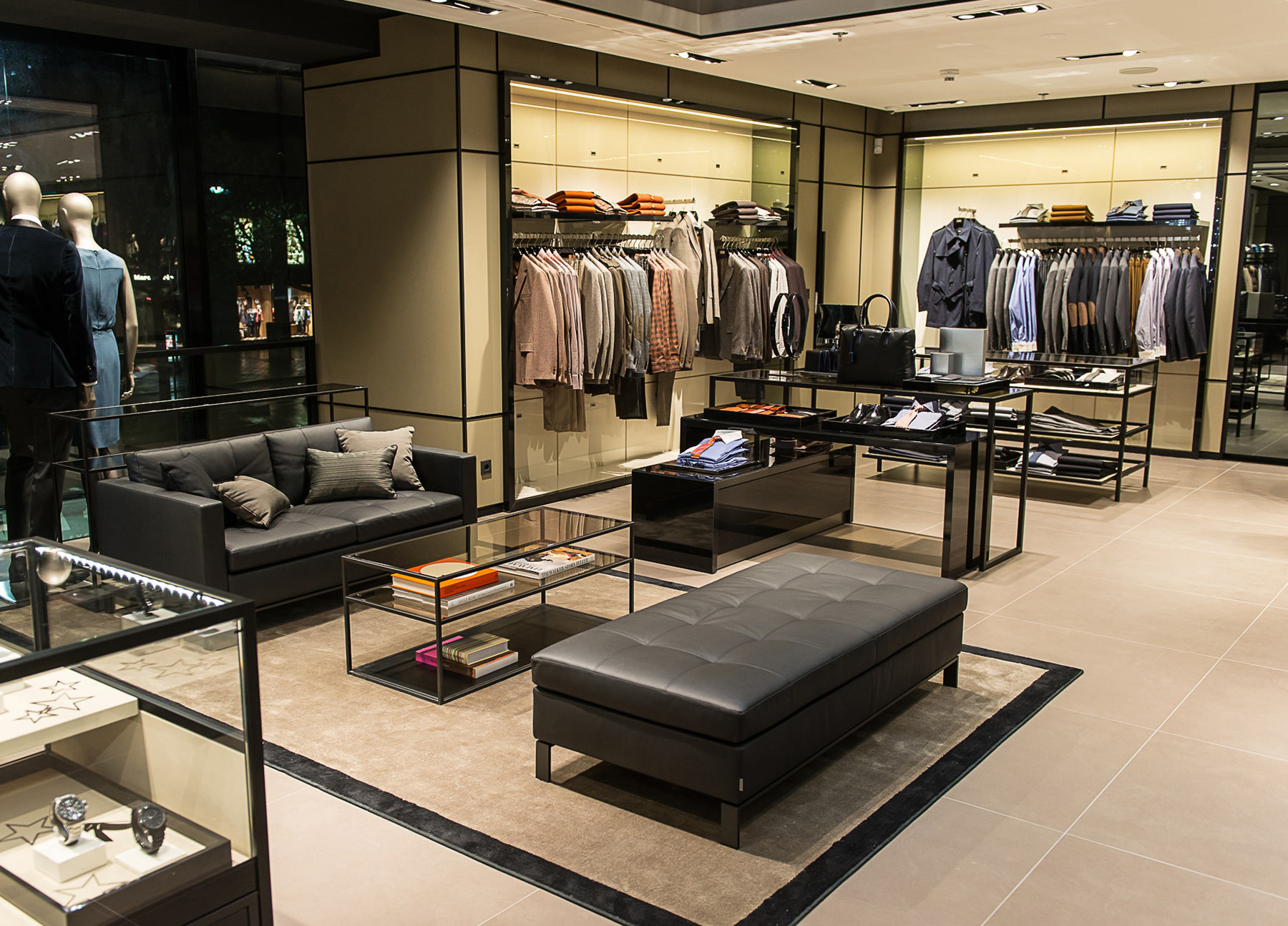 Referenzen Innenarchitektur SDW DESIGN Ladengestaltung Hugo Boss