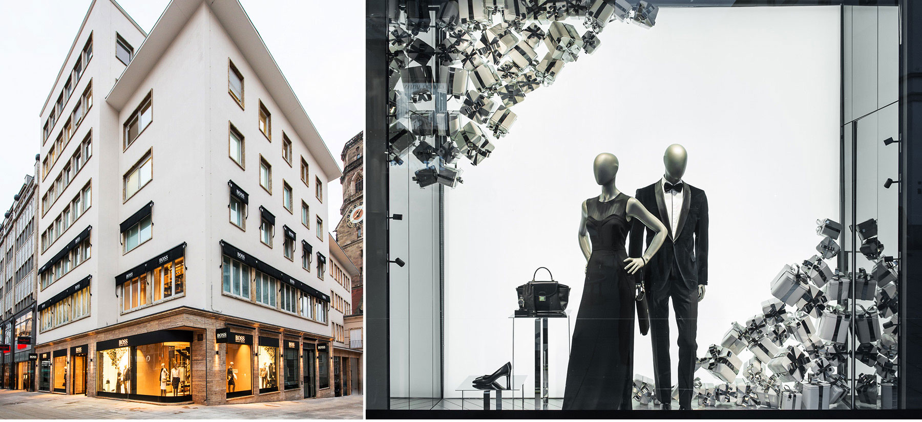 Referenzen Innenarchitektur SDW DESIGN Ladengestaltung Hugo Boss