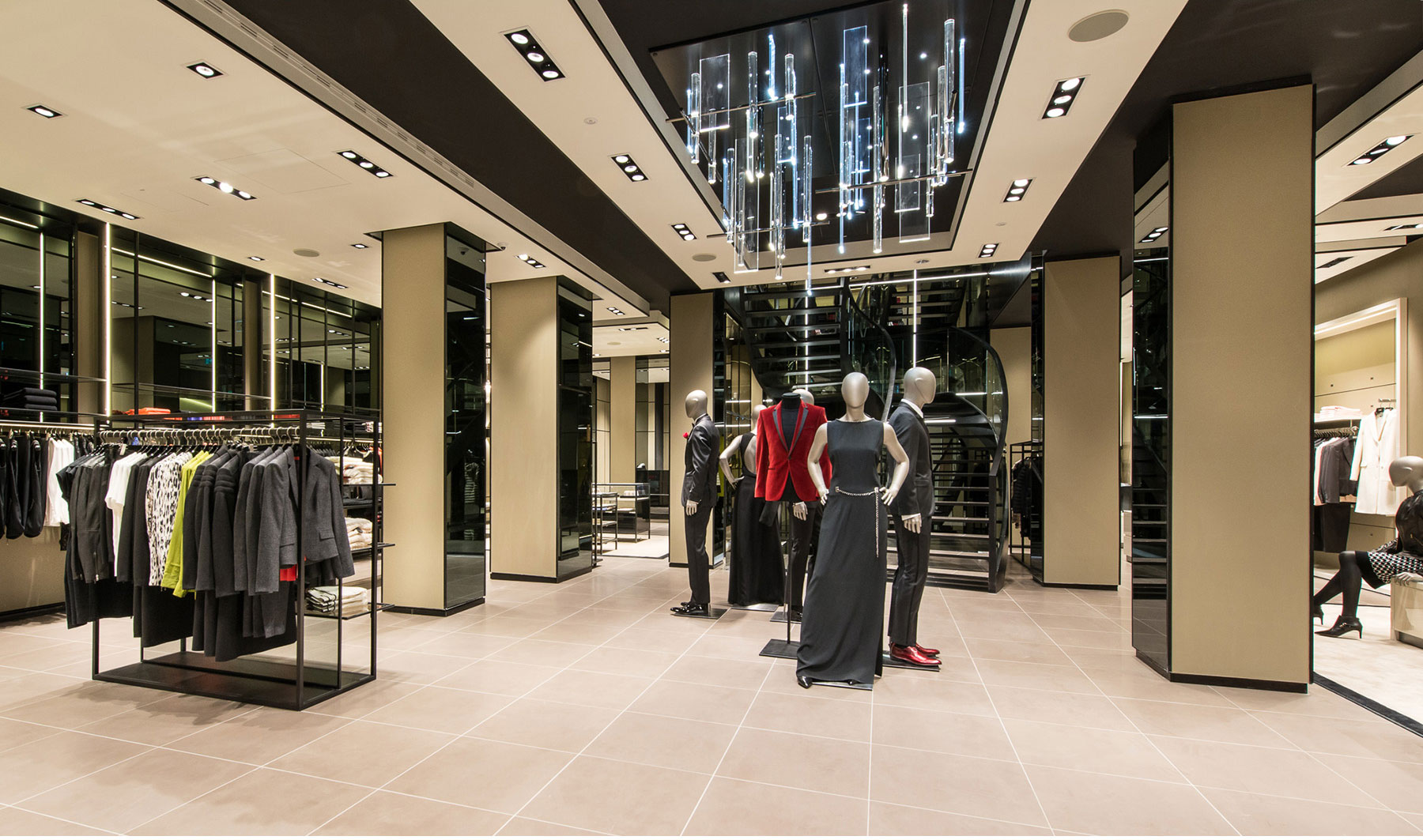 Referenzen Innenarchitektur SDW DESIGN Ladengestaltung Hugo Boss