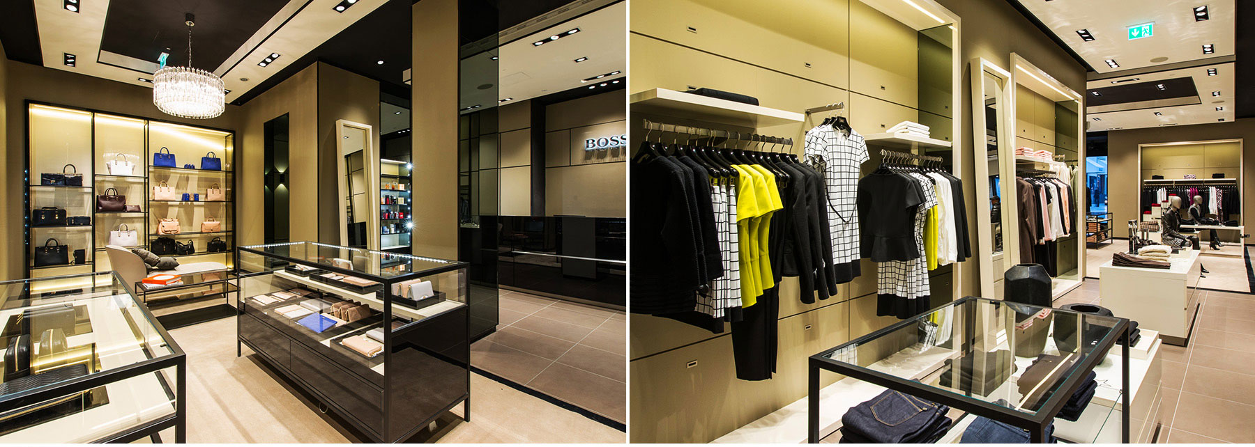 Referenzen Innenarchitektur SDW DESIGN Ladengestaltung Hugo Boss