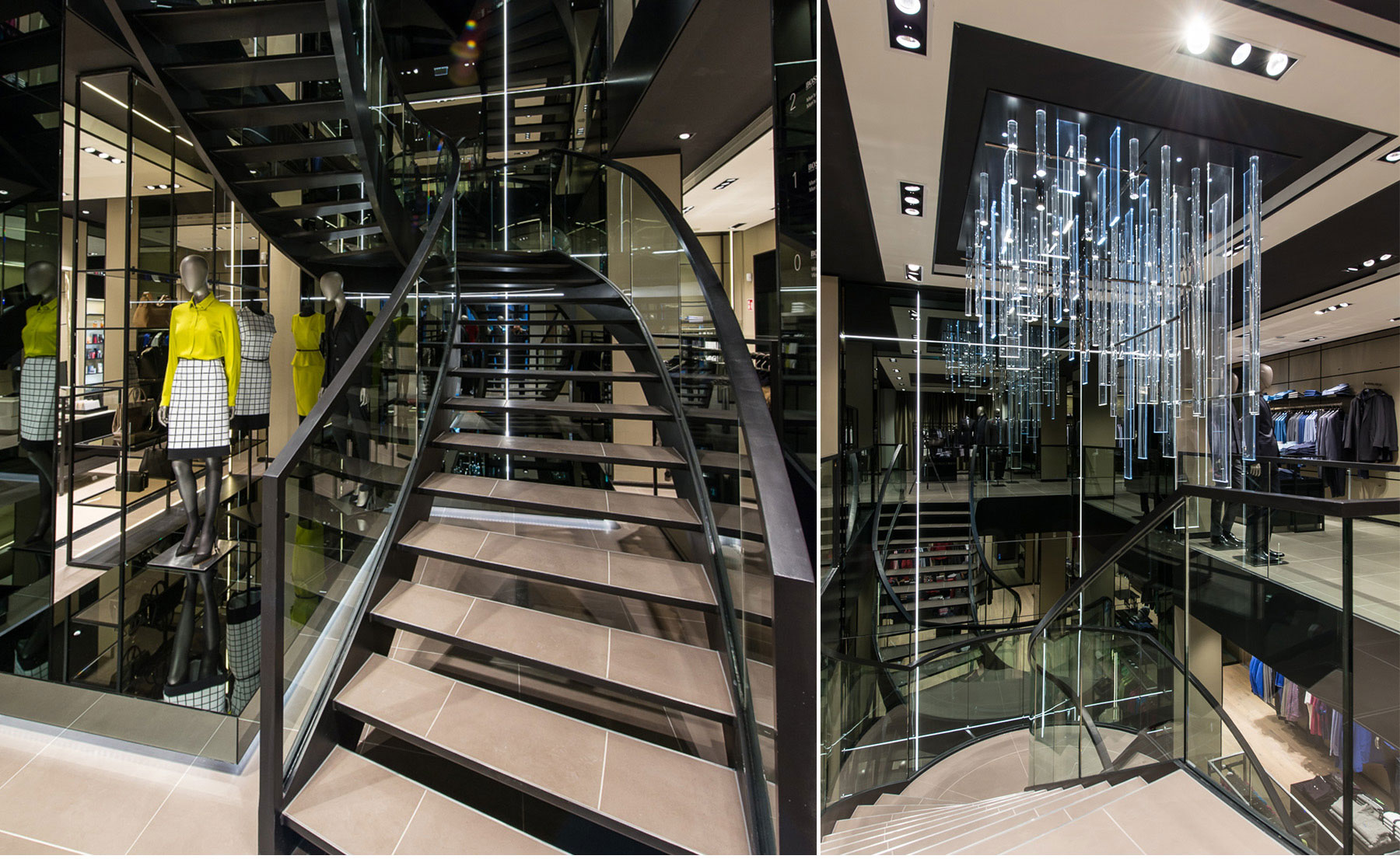 Referenzen Innenarchitektur SDW DESIGN Ladengestaltung Hugo Boss