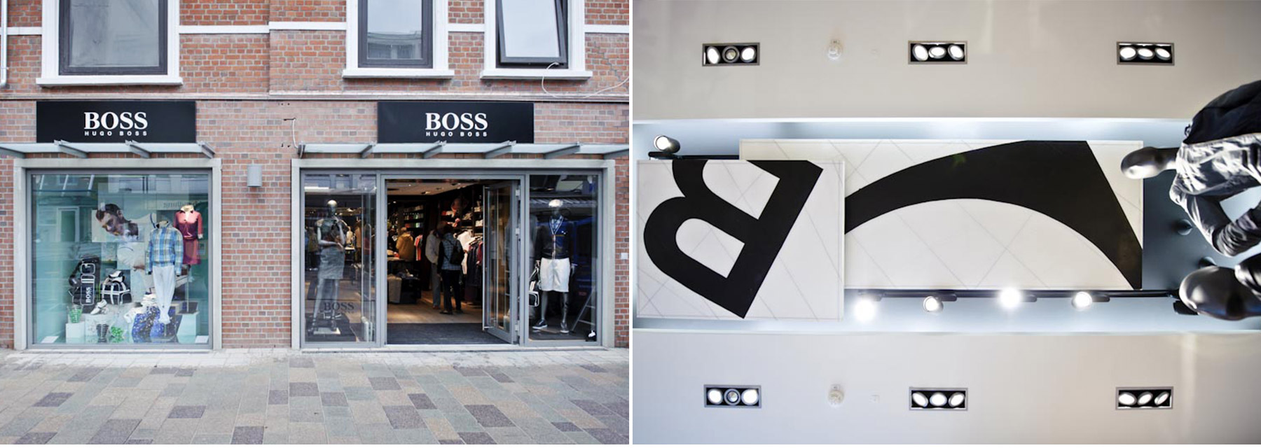 Referenzen Innenarchitektur SDW DESIGN Ladengestaltung Hugo Boss