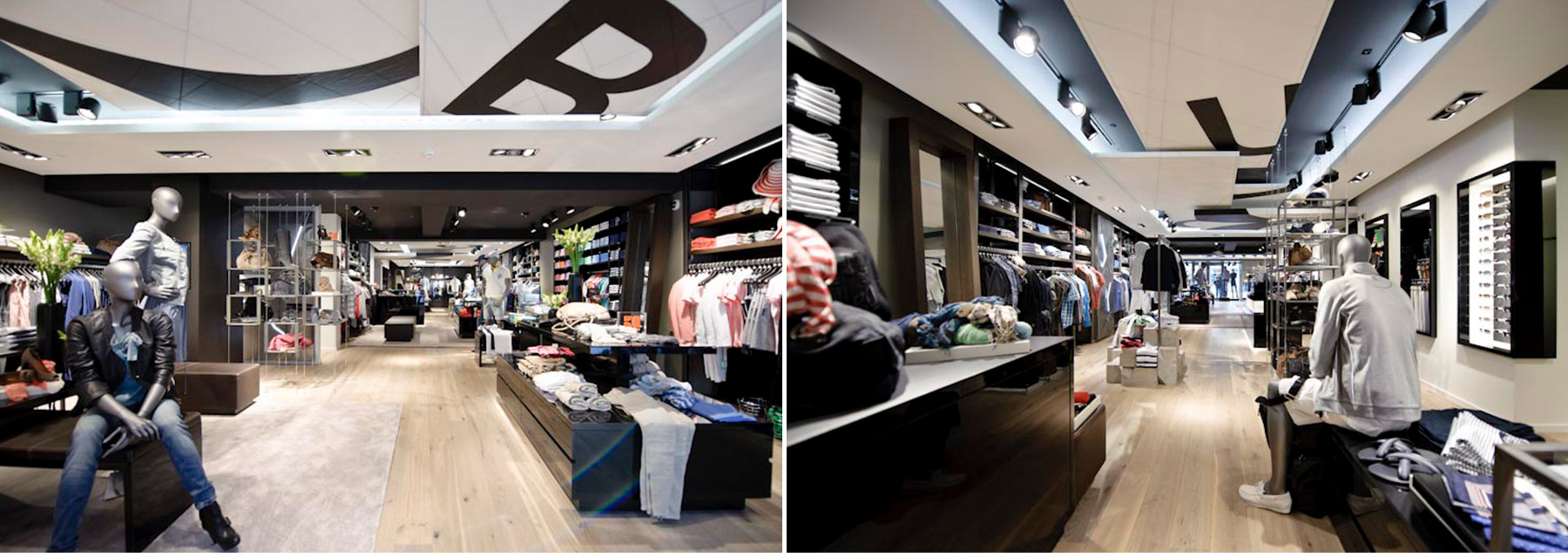 Referenzen Innenarchitektur SDW DESIGN Ladengestaltung Hugo Boss